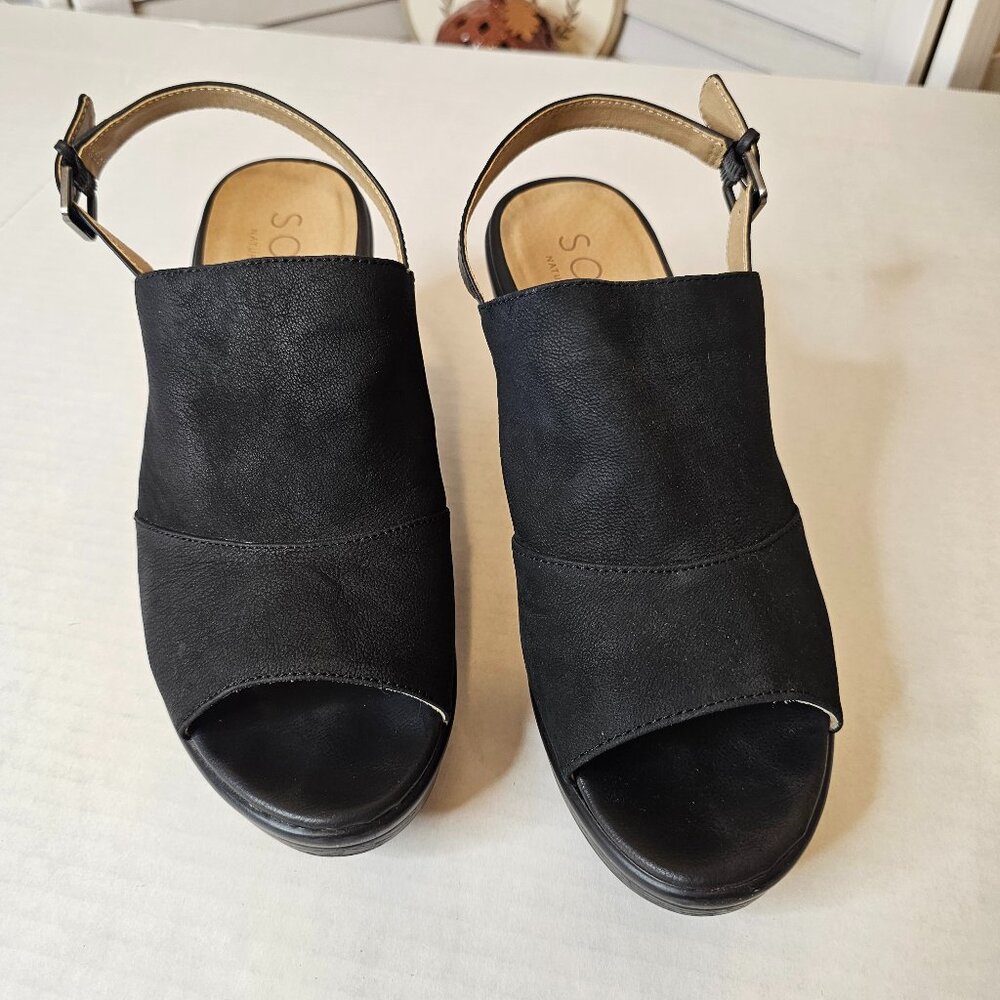 Soul by Naturalizer, Size 10M, Black Sandal with Heel